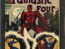 Fantastic Four #56 CGC 7.5 VF- SIGNED STAN LEE Marvel Inhumans Black Panther