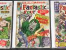 Marvel Silver Age FANTASTIC FOUR ANNUAL #1-6 - 6pc Low Grade Comic Lot (1.8-4.0)