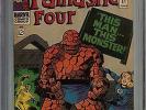 Fantastic Four #51 CGC 7.0 FN/VF SIGNED STAN LEE Marvel 2nd App Wyatt Wingfoot
