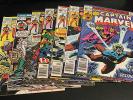 Lot of *7* High-Grade CAPTAIN MARVEL Comics: #38,42,43,50,51,57,58 (VF+/NM-)