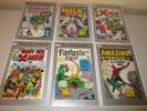 Marvel Milestone Edition (Lot of 6) Amazing Fantasy 15, Fantastic Four #1, X-Men