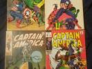 Captain America 110,111,113,118 Hulk, Falcon Avengers Steranko 4 for 1 Wow