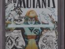 New Mutants #1 Partial Sketch Adam Kubert  CGC 9.8 white Magik  like x-men 510