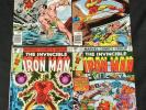 Iron Man Lot (4) #120, 121, 122, 123 High Grade NM Marvel Comics C423