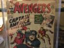 Avengers 4 CGC 3.5 OW/W Pages First Silver Age Captain America