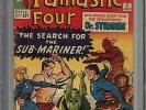Fantastic Four #27 CGC 4.0 VG DOCTOR STRANGE SUB-MARINER Marvel Comics STAN LEE
