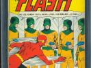 Flash 105 CGC 8.0 Silver Age Key DC Comic 1st Issue & Mirror Master IGKC L K