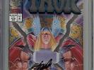 Thor #475 CGC 9.2 NM- COLLECTORS EDITION SIGNED STAN LEE RAGNAROK Marvel Comics