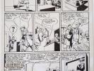 WILL EISNER'S THE SPIRIT ORIGINAL ART 1942 SUNDAY COMIC PAGE STRIP DRAWING
