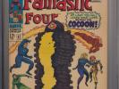 FANTASTIC FOUR #67 CGC 8.0 OW-W FIRST APP. WARLOCK AND ORIGIN NO RESERVE