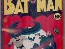Batman #2 CGC 5.5 DC 1940 2nd Joker Key Golden Age JLA Superman G8 111 cm