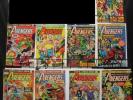 Avengers Marvel #114-189 Lot of 29Diff Vision Origin Bronze Age Adventures