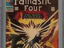 Fantastic Four #53 CGC 4.5 VG+ SIGNED STAN LEE BLACK PANTHER KLAW Marvel Comics
