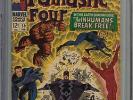 Fantastic Four #59 CGC 8.5 VF+ SIGNED STAN LEE INHUMANS DR. DOOM Marvel Comics