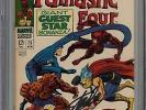 Fantastic Four #73 CGC 8.5 VF+ SIGNED STAN LEE DAREDEVIL SPIDER-MAN Marvel Comic