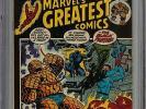 Marvel's Greatest Comics #39 CGC 7.0 FN/VF SIGNED STAN LEE FANTASTIC FOUR Marvel