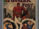 Fantastic Four #56 CGC 5.0 VG/FN SIGNED STAN LEE INHUMANS KLAW App Marvel Comics