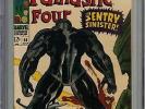 Fantastic Four #64 CGC 6.5 FN+ 1st KREE SENTRY CRYSTAL LOCKJAW Marvel Comics