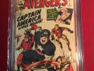 AVENGERS #4 CGC 3.0 1st Appearance of Captain America (Silver Age) Marvel Comics
