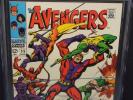 MARVEL COMICS AVENGERS #55 1968 CGC 9.4 WHITE PAGES 1st ULTRON APPEARANCE