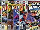 Captain Marvel #56, 57, 58, 59, 60  avg.  NM-/NM 9.2/9.4  Marvel  1978