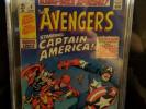 Avengers Annual 3 CGC 8.5 OW to White pages Avengers 4 Captain America