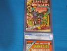 *Marvel Giant Size Avengers #2, 3, and 4 All CGC 9.0 (1974-1975)*