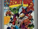 Marvel Super Heroes Secret Wars #1 CGC 9.2 NM- AVENGERS FANTASTIC FOUR Comics
