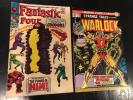 FANTASTIC FOUR 67 AND STRANGE TALES #178 Warlock by Starlin Marvel 1st App Him