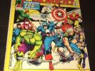 The Avengers #100 FN+ 6.5 Marvel Bronze Age 1972 KEY Comic Iron Man Thor Cap