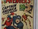 Avengers #4 CGC 3.0  Amazing Marvel Key Issue