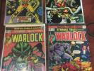 Marvel Comics Strange Tales Warlock Lot #’s 178 179 180 & 181