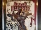 Black Panther #1 Dark Reign (2009) J. Scott Campbell HTF Partial Sketch Variant
