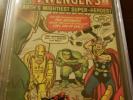 The AVENGERS #1 CGC 5.0 OW/W Pages