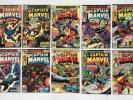 Captain Marvel Lot Issues #53 54 55 56 57 58 59 60 61 62 Marvel 1977