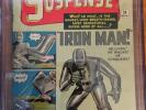 Tales of Suspense #39 Mar 1963,Marvel 1st IRON MAN CGC 6.5 ow mod rest KEY comic