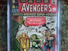 Avengers #1 / CGC 3.0 / Off-White Pgs / 1st Avengers (Hulk-Iron Man-Thor-Antman)