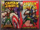 Captain America #117 & #118 (1ST & 2ND FALCON APP) - MOVIE - KEY SILVER AGE LOT