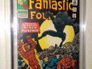 Fantastic Four 52 CGC 6.5 1st Appearance of Black Panther Inhumans app. WHITE