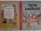 Tintin en Amerique / Dos rouge 1946 / Titre en rouge