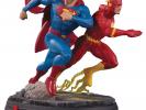DC Direct Gallery Superman vs The Flash Racing Statue