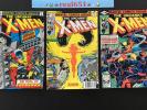 The Uncanny X-MEN #123-125-133 Lot x 3 | 1st WOLVERINE Solo | COLOSSUS | real651