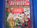 1963 * The AVENGERS #1 * Marvel Comics CGC 5.0 VG/FN Rare WHITE Pages ORIGIN 1st