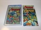 Avengers  Lot  #143 CGC 9.0 (white page) and #141,144 (3 Books) - HELLCAT Issue