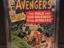 The Avengers 3 (Jan. 1964, Marvel) CGC 4.0 1st Hulk And Sub-Mariner Team Up