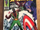 Captain America #117 1st Appearance of Falcon Marvel 1969 KEY Comic #118 #119
