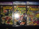 3 Books - Avengers #67 & 150 & 174 CGC 3.0 5.0 9.0 - 1969, 1976, 1978