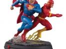 In Stock DC Collectibles Gallery Superman vs. The Flash Racing Statue