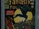 Fantastic Four 52 CGC 6.0 OW/WHITE pgs 1st Black Panther T' Challa Stan Lee 1966