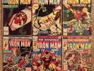 Marvel's  IRON MAN  lot 0f 6 #94, 96, 98, 134, 137, 149 (1976-1981)